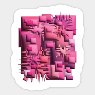 Shades of Pink 1 Sticker